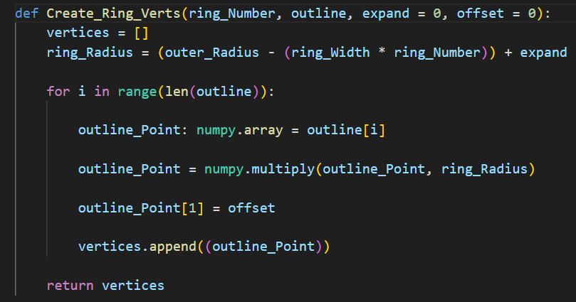 A screenshot of colour-coded code